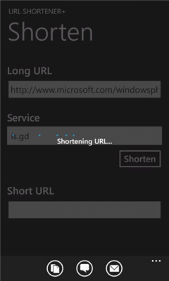 Скриншот приложения URL Shortener+ - №3