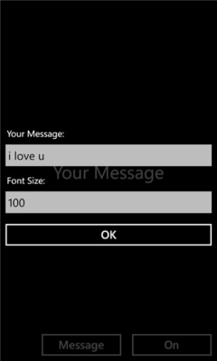 Скриншот приложения Flash Light Text - №2