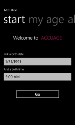 Скриншот приложения AccuAge - №2