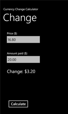 Скриншот приложения Currency Change Calculator - №2