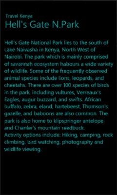 Скриншот приложения TravelKenya - №4