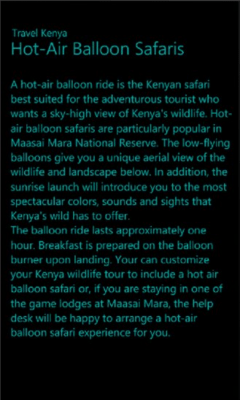 Скриншот приложения TravelKenya - №6