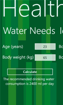 Скриншот приложения Health Calculator - №4
