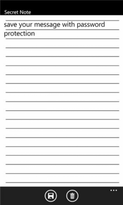 Скриншот приложения Password Notepad - №3