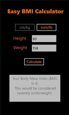Скриншот приложения Easy BMI Calculator - №2