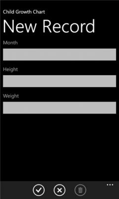 Скриншот приложения Child Growth Chart - №3