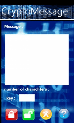 Скриншот приложения CryptoMessage - №1