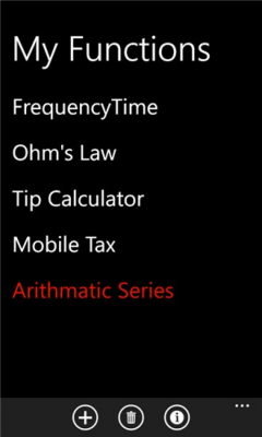 Скриншот приложения MyFunctions - №4