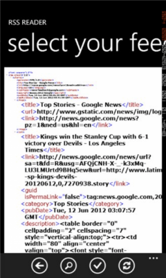 Скриншот приложения RSS Reader - №3