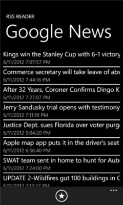 Скриншот приложения RSS Reader - №5