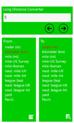 Скриншот приложения Long Distance Converter - №3