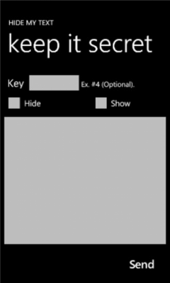 Скриншот приложения Hide My Text - №5