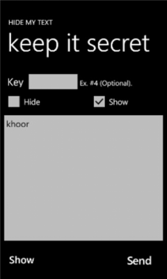 Скриншот приложения Hide My Text - №7
