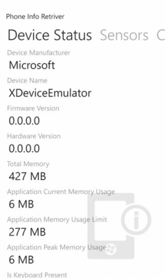Скриншот приложения Device Info Retriver - №1