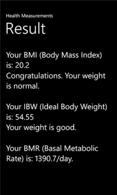 Скриншот приложения Health Measurements - №3