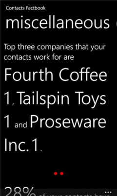 Скриншот приложения Contacts Factbook - №4