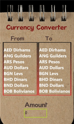 Скриншот приложения CurrencyConverter - №3