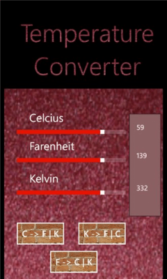 Скриншот приложения TemperatureConverter - №3