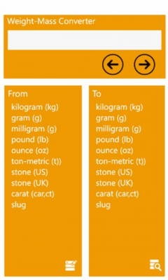Скриншот приложения Weight-Mass Converter - №1
