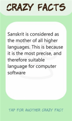 Скриншот приложения Crazy Facts - №1