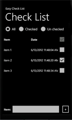 Скриншот приложения EasyCheckList - №1