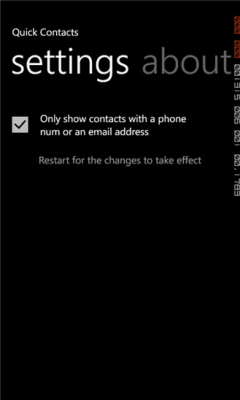 Скриншот приложения Quick Contacts - №3