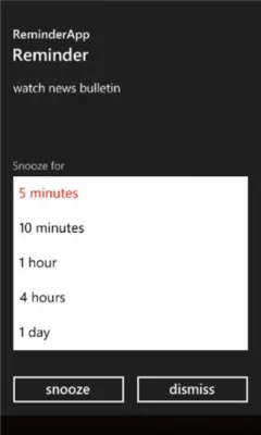 Скриншот приложения ReminderApp - №3
