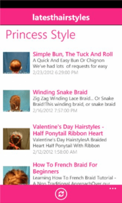 Скриншот приложения latesthairstyles - №3