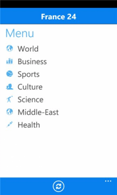 Скриншот приложения France 24 - №1
