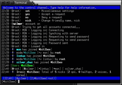 Скриншот приложения BitlBee - №1