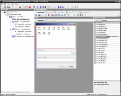 Скриншот приложения WxFormBuilder - №1