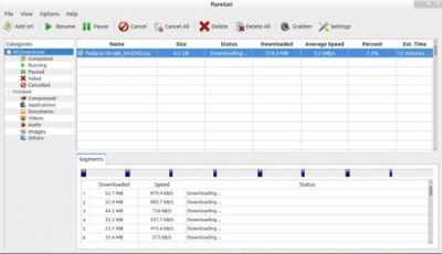 Скриншот приложения FlareGet - №3