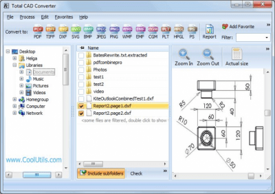 Скриншот приложения Total CAD Converter - №1