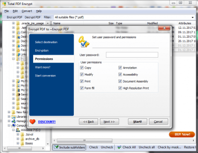 Скриншот приложения PDF Encrypter - №4