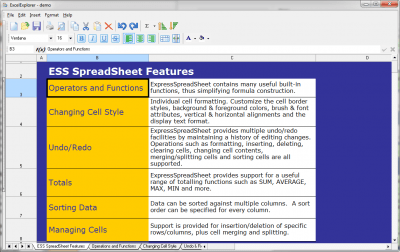 Скриншот приложения Excel Explorer - №2
