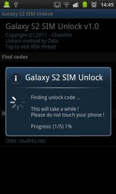 Скриншот приложения [root] Galaxy S2 SIM Unlock - №2