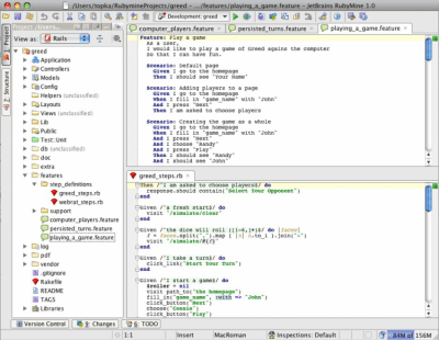 Скриншот приложения RubyMine для MacOS - №1