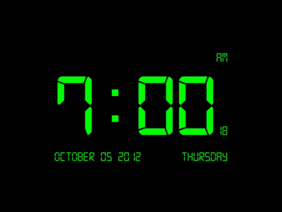 Скриншот приложения Digital Clock-7 - №1