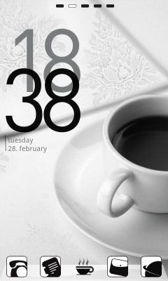 Скриншот приложения Z.CoffeeW Theme GO Launcher EX - №5