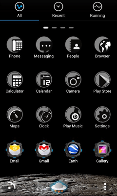 Скриншот приложения MOUSE-Space GOLauncherEX Theme - №4