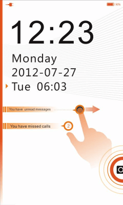 Скриншот приложения NEX GO Locker тему - №5
