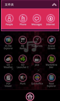 Скриншот приложения pinkmusic Theme GO Launcher EX - №5