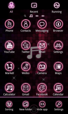 Скриншот приложения pinkmusic Theme GO Launcher EX - №7