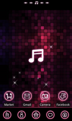 Скриншот приложения pinkmusic Theme GO Launcher EX - №8