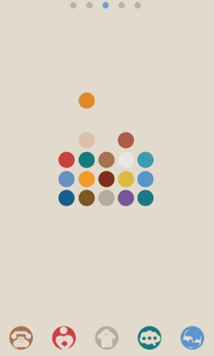 Скриншот приложения Color Dot Theme GO Launcher EX - №7