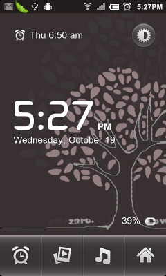 Скриншот приложения Lovetree Theme GO Launcher EX - №4