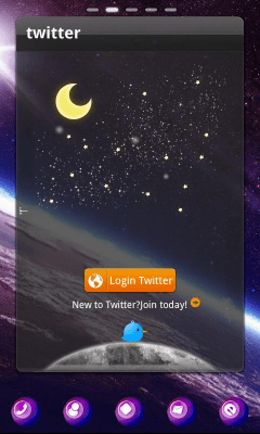 Скриншот приложения starry night2 Theme GOLauncher - №2