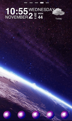 Скриншот приложения starry night2 Theme GOLauncher - №6