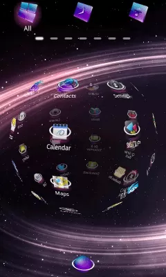 Скриншот приложения Starry Light Theme GO Launcher - №4