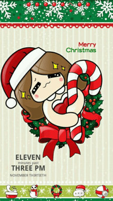 Скриншот приложения Happyxmas Theme GO Launcher EX - №4